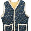 2025 Women's Autumn Winter Elderly Mother's Collarless Cardigan Vest - Versatile Shawl Jacket for Grandma