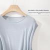 IHIMI Women's Silk-Blend Tencel Sleeveless Knit Top