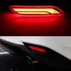 2PCS For Toyota Camry SE XSE 2018-2025 LED Rear Fog Lamp Car LED Bumper Light Brake Light Turn Signal Indicator Reflector
