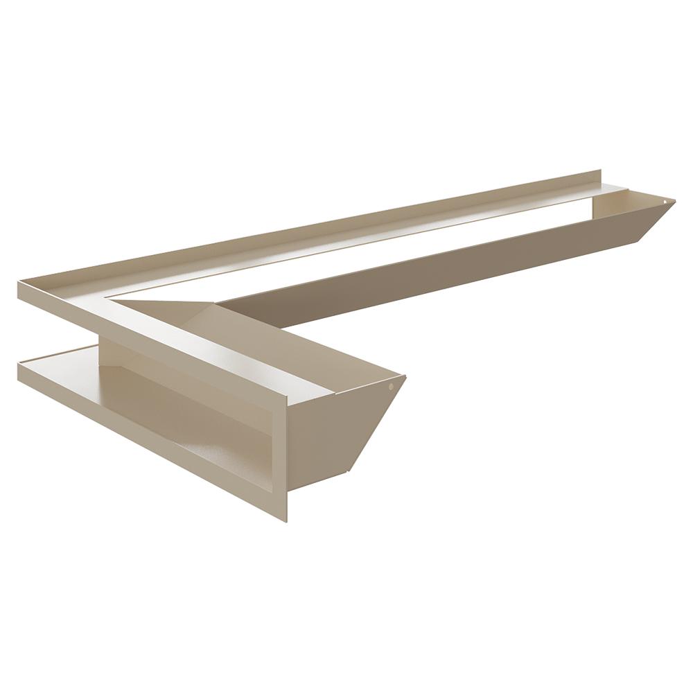 Vent Cover LUFT corner left 80x40x9 cream
