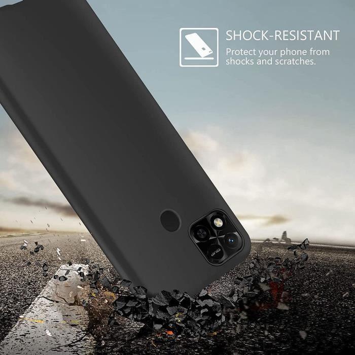 Coque - Xiaomi - Redmi 10A - Silicone Noir - Souple - Slim