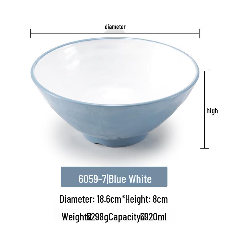 Chinese Style Melamine Noodle Soup Bowl