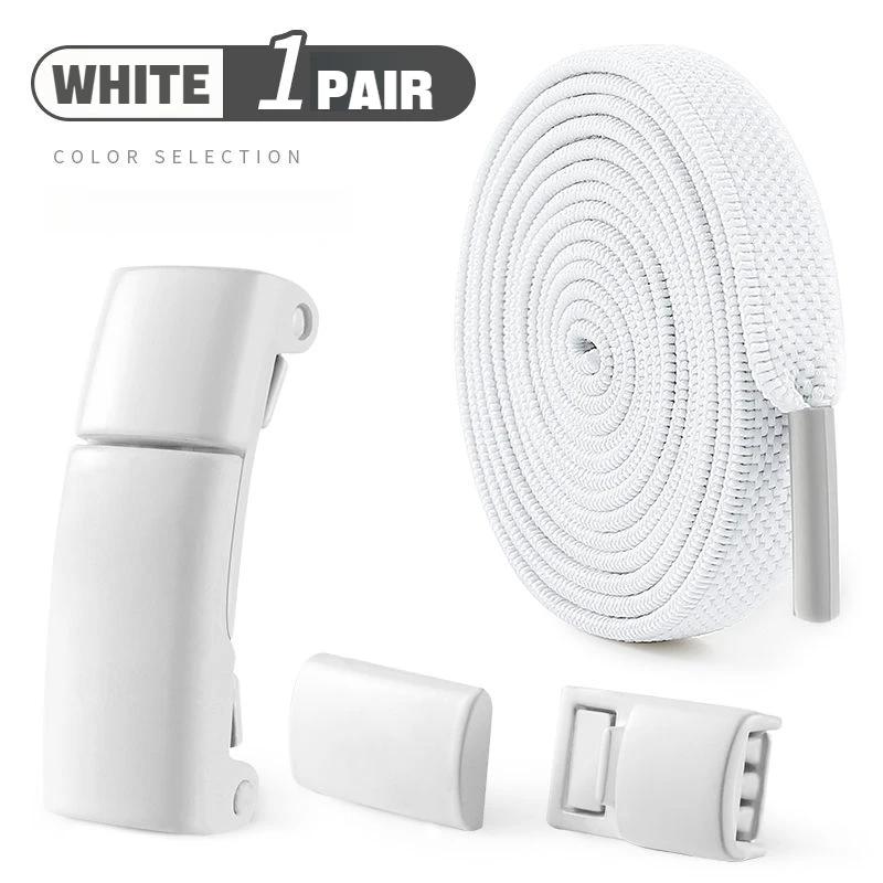 Magnetic Lock Shoelaces Without Ties Flat Elastic Shoe Laces Sneakers Boots No Tie Shoelace Rubber Bands for Shoes Accessories