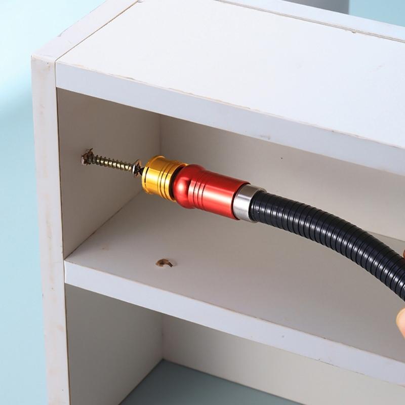 Adjustable Direction Flexible Screwdriver Shafts for Hard to Reach Areas Universal for Electric Tool In Diverse Environment