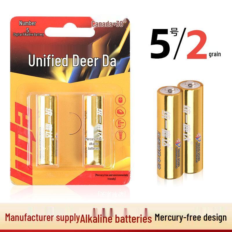 Alkaline Batteries for Remote Control, Flashlight, Mouse - Sizes 5 & 7
