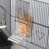 KARTOFFEL Vogelfutter Automatisch Automatisch Transparenter Behälter Katze Geschäftsreise Kleiner Vogelkäfig Futter Schale Verhindern Fütterung Fütterungsmaschine Futterspender,