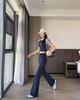 Same Style High Waist Mermaid Bell Bottoms: Micro Flare Shark Pants, High Stretch Slimming Casual Wear