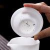 White Porcelain Glazed Kung Fu Tea Set