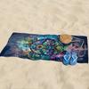 Watercolor Sea Turtle Oversized Beach Towel, Extra Large Pool Swimming Bath Towel for Adults