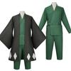 Horké Anime Bleach Cosplay Urahara Kisuke Gotei 13 Kostým Kimono Uniforma Plášť Vrchní díl Kalhoty Klobouk Oblek Pro Halloween Karnevalovou Párty