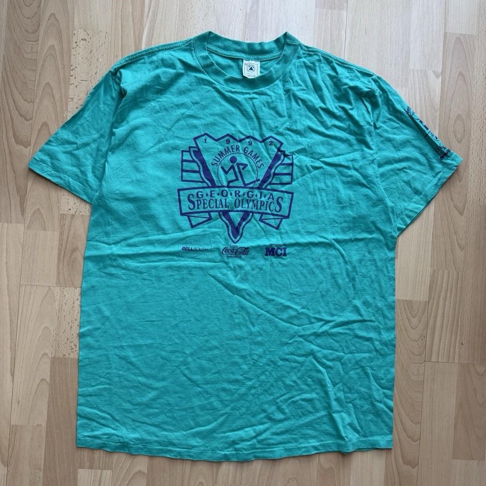 Vintage 1992 Georgia Special Olympics Summer Games Single Stitch Sports TShirt Unisex T-Shirt S