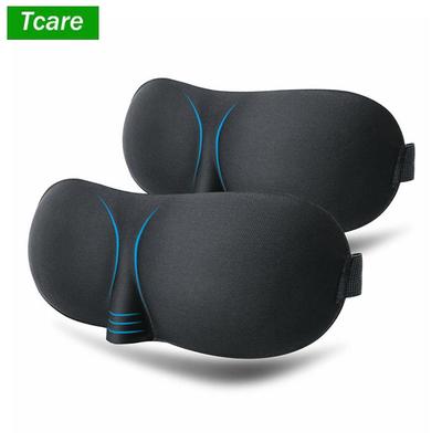 Durable And Safe Tcare 2Pc 3D Sleeping Eye Mask Travel Rest Aid Eye Mask Cover Patch Paded Soft Sleeping Mask Blindfold Eye Relax Massager Beauty