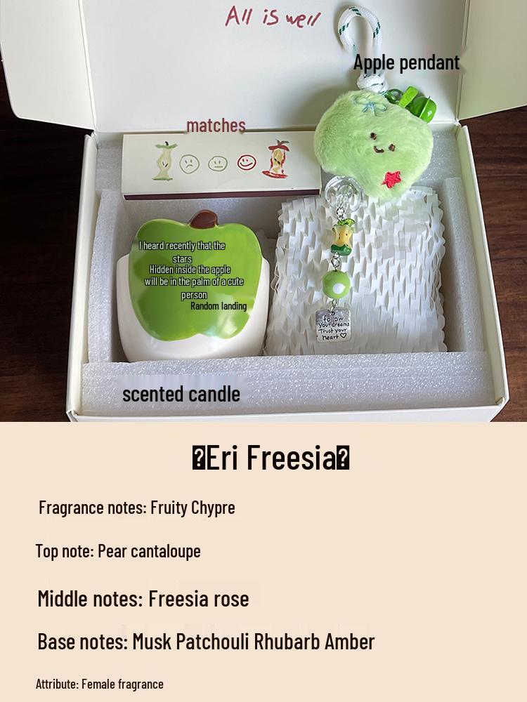 Apple Story Niche Bedroom Candles – Ideal Birthday Gifts for Men, Women, and Best Friends