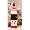 Christmas Knitted Wine Bottle Cover Home Party Table Decorations Snowman