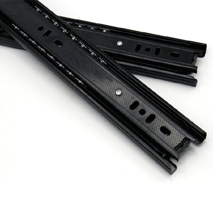 1Pair Soft Close Drawer Track Rail Cold Rolled Steel Buffer Drawer Slides Hydraulic Damping Buffer Furniture Hardware