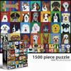 Jigsaw With Puzzle Bird Houses And World Renowned Flat Paintings For Teens Gift
