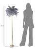 Floor Lamp Palm Gray Cm Ø 55X160