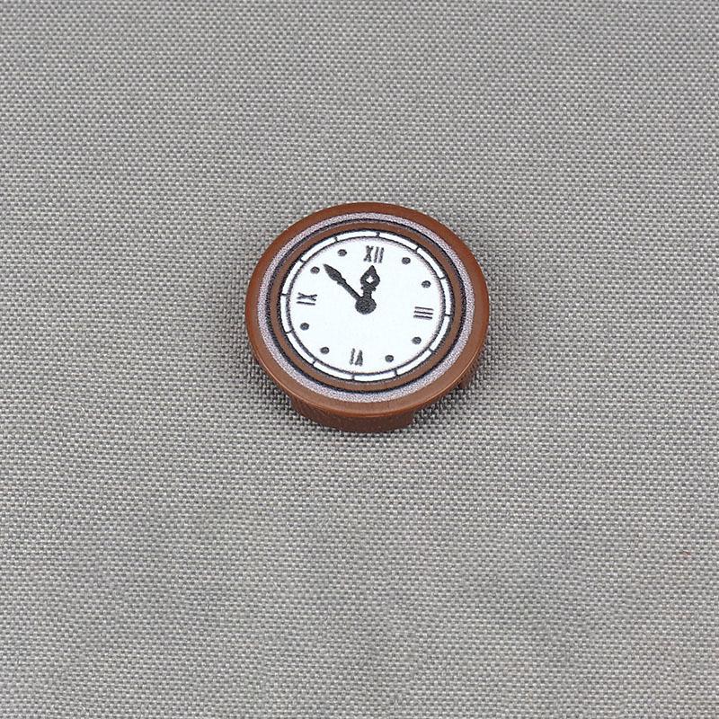 

MOC 10PCS Printed 14769pb133 2X2 Clock Face Time Pointer Pattern Building Blocks Kit 14769 Bricks Particle Toy Children Kid Gift