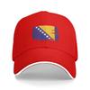 Bosnia Flag Symbol Casual Baseball Cap  Outdoor Sport Hip Hop Hats Summer Hot Sale Unisex Unisex Vintage Baseball Caps