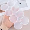 1PC Round Oval Geometric Silicone Mould DIY Epoxy Resin Mold for Jewelry Making Pendant Earrings Key Chain Accessories