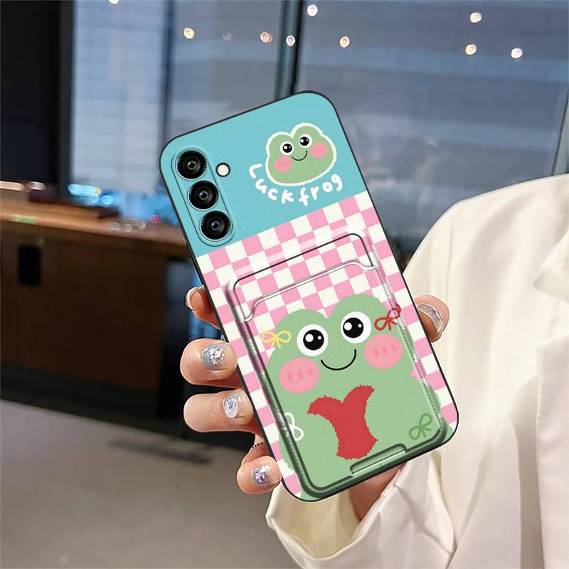 Card Sleeve Cover Phone Case For Samsung Galaxy A25 5G/SM-A256E/B/U Fashion Design Dirt-resistant Cute Card Slot Durable