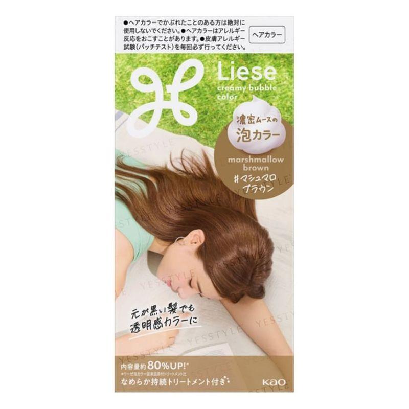 Kao - Liese Creamy Bubble Hair Color For Black Hair
