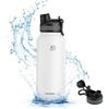 Thermal Bicycle Bottle for Drinks 530 Ml White
