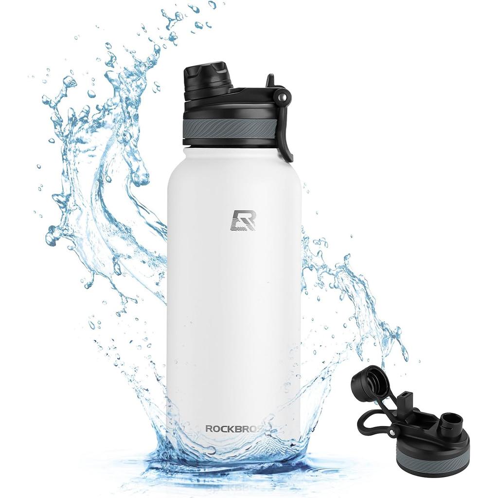 Thermal Bicycle Bottle for Drinks 530 Ml White
