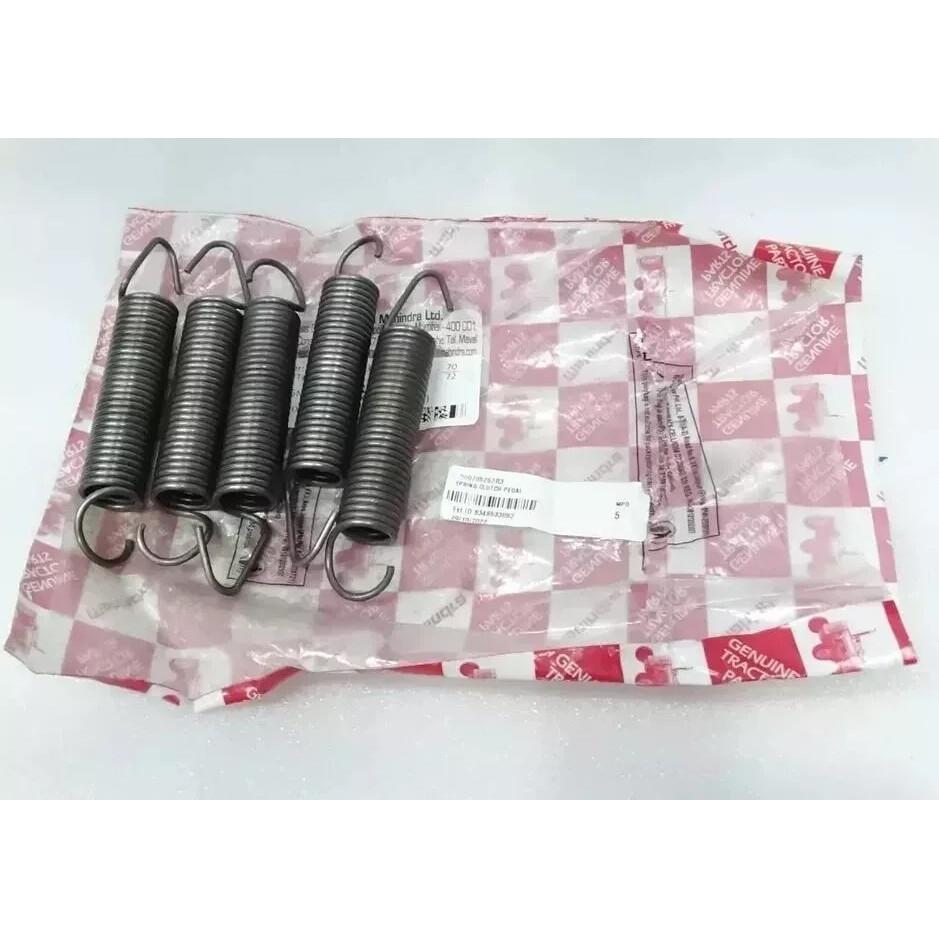 5x Genuine Clutch Pedal Spring For Mahindra Tractor 000705252R3