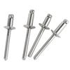 GUWANJI 304 Stainless Steel Open-End Flat Head Blind Rivets