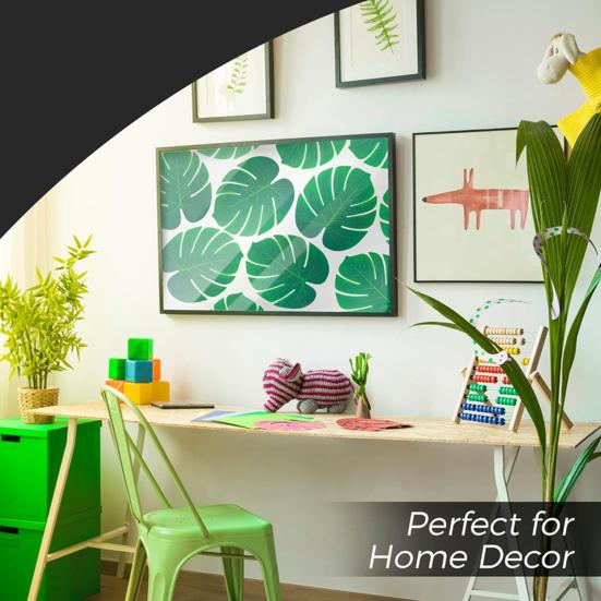 48/88 Pcs Artificial Palm Leaves Faux Tropical Green Leaves Fake Palm Leaf with Stems for Hawaiian Luau Party Baby Shower Wedding Birthday Decor