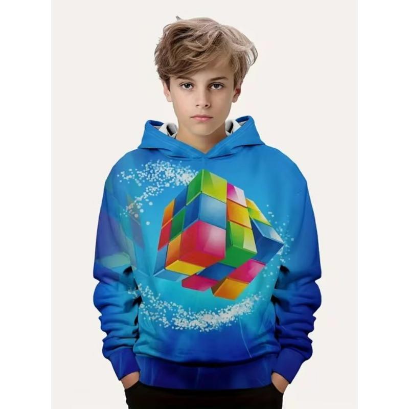 Cartoon Cute Duck 3D Printed Hoodie Kids Harajuku High Street Girls Boys Children Sweatshirts Long Sleeve Autumn Winter Clothes