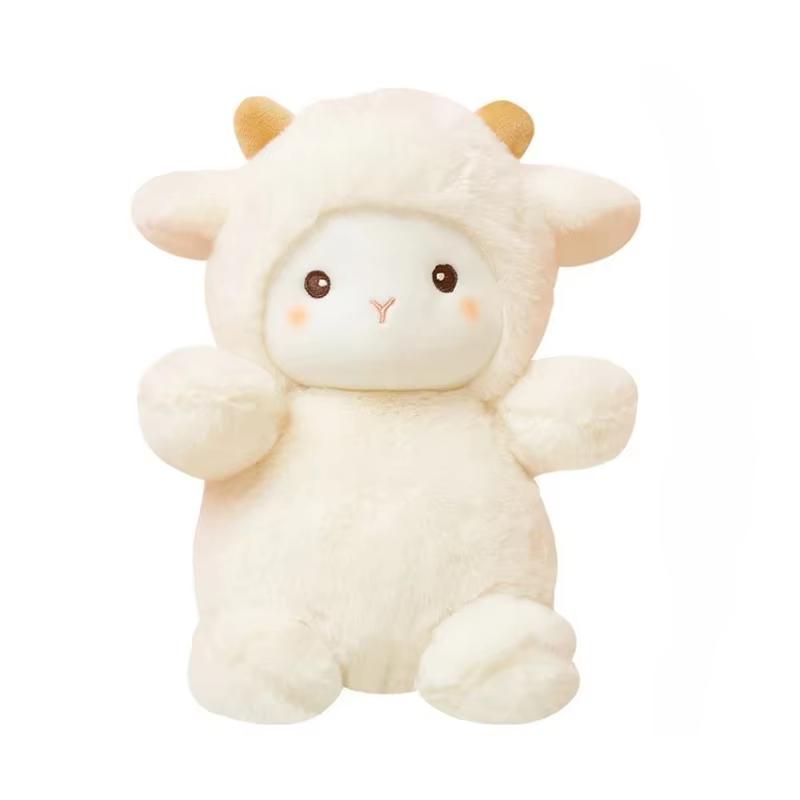 25CM Super Cute Sheep Plush Dolls Kawaii Rabbit Alpaca Toys Stuffed Soft Animal Pillow Birthday Wedding Party Throw Toys