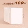 Thick White Cardboard for DIY Trading Cards & Models