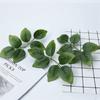 Christmas Wreaths Home Decoration Green Leaf Fake Plants Bridal Accessories Artificial Rose Leaves