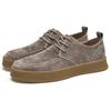 Zapatos Casuales de Cuero con Cordones de Gamuza para Hombre Europeos - Tendencia 2022