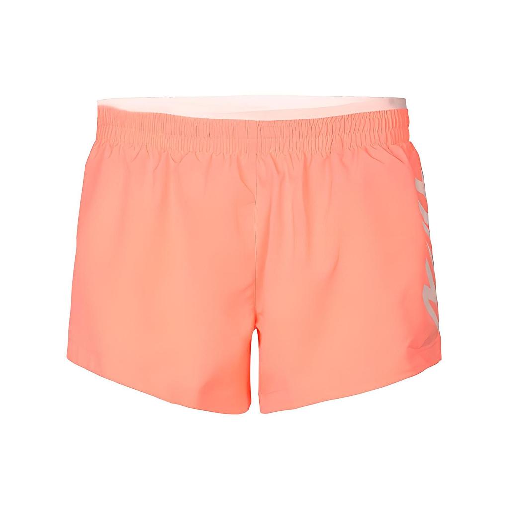 Nike Letter Print Breathable Sports Shorts With Back Zipper Pocket Women Shorts Orange Pink AH6089-827