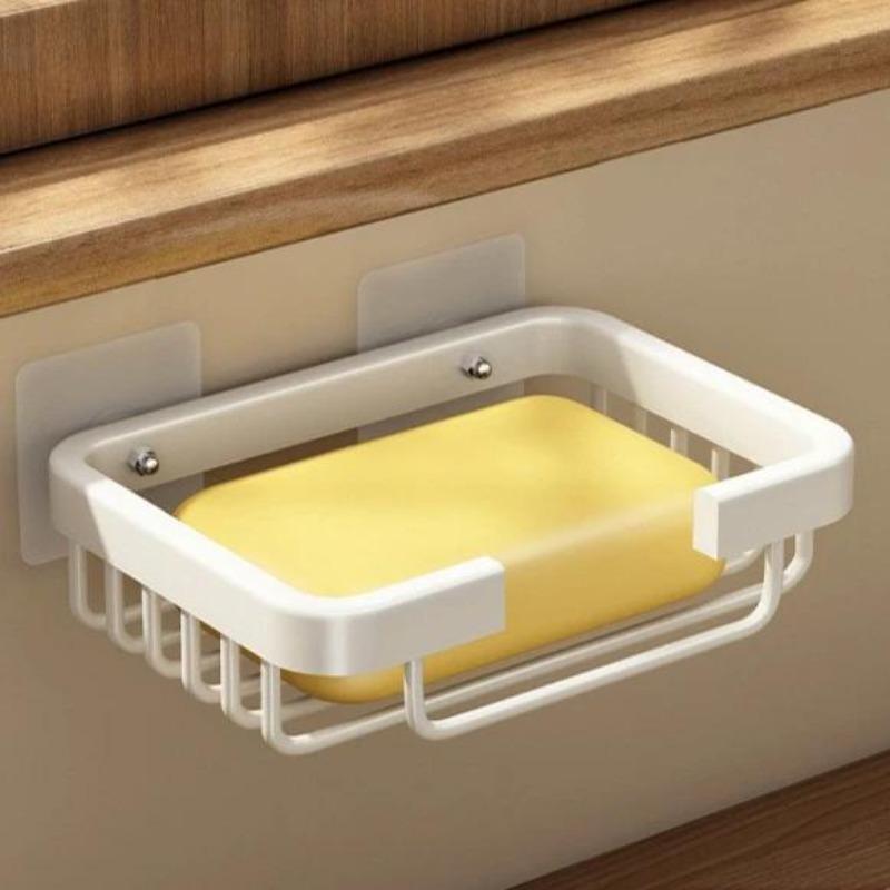 

Настенный держатель для мыла без сверления, держатель для губки, не требующий сверления, алюминиевый держатель для мыла, металлический держатель для мыла
