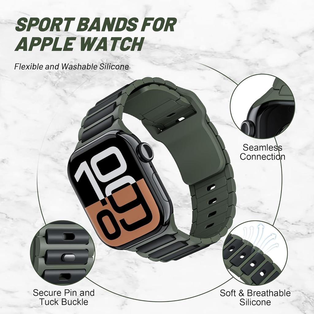 Sportovní řemínky Pro Apple Watch Ultra 2 Pásek 49mm 45mm 46mm 44mm 42mm 40 41mm náramek correa IWatch Series 10 SE 9 8 7 6 5 4