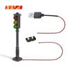 1Pcs Led Moc Street Automatic Cycle Traffic Signal Light Building Blocks City Series Bricks Block Set Model