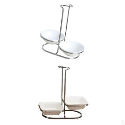 Spoon Rest Holder, Stainless Steel Vertical Soup Ladles Holders Racks for Restaurant, Buffet,