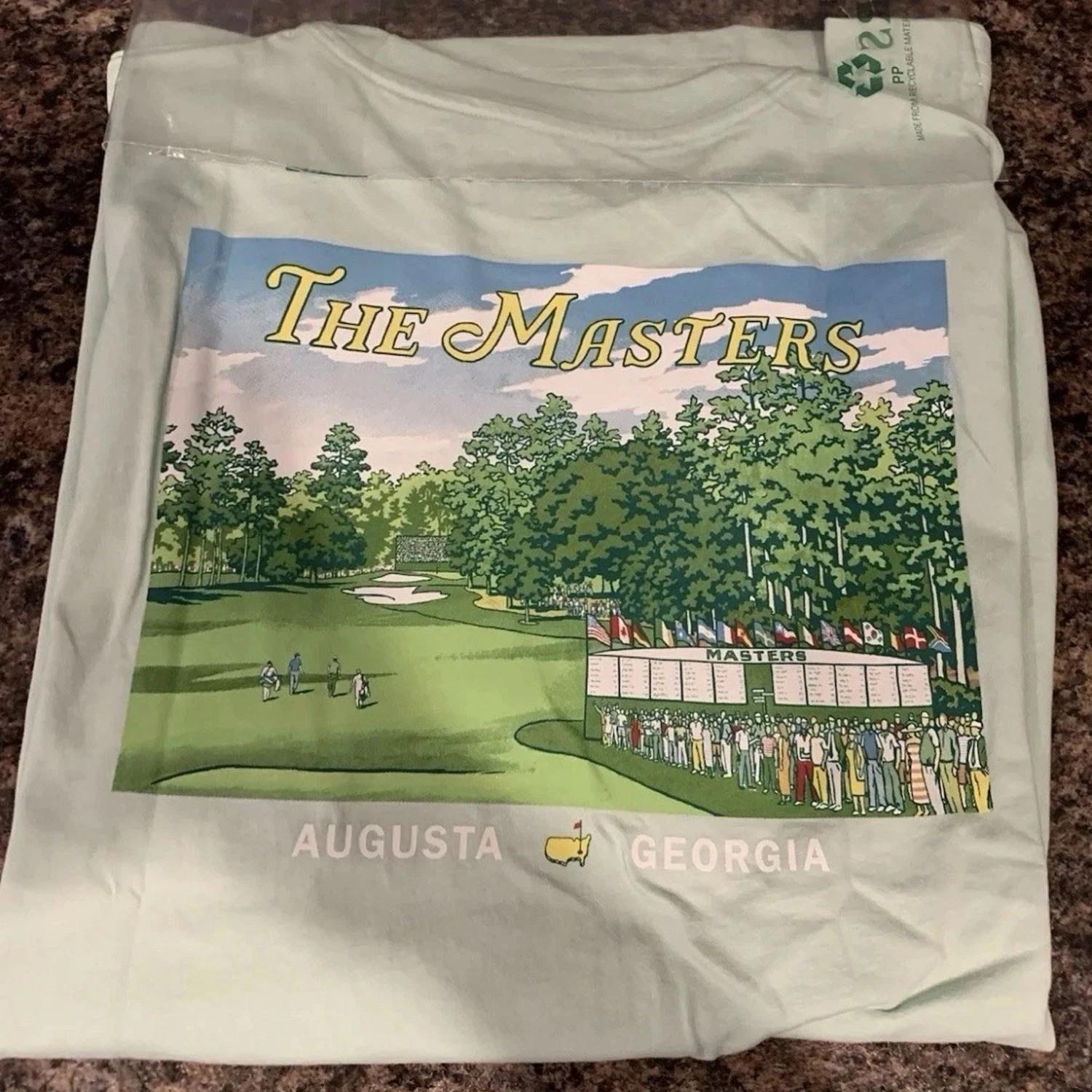 2026 The Masters Augusta National Mint Green T-Shirt reprint AN69612 S