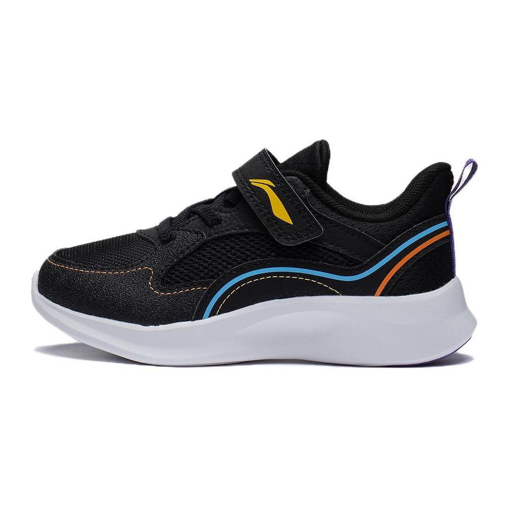 Li Ning Kids Ling Yue 3.0 V3 Comfortable Casual Non-Slip Wear-Resistant Low-Top Casual Shoes Kids sneaker Black YKNT022-5