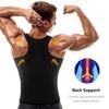 Herren-Taillentrainer, Schweißweste, heißer Neopren-Saunaanzug zur Gewichtsreduktion, Body Shaper, Schlankheitsunterwäsche, Kompressionsshirt, Workout-Tanktops, Shapewear