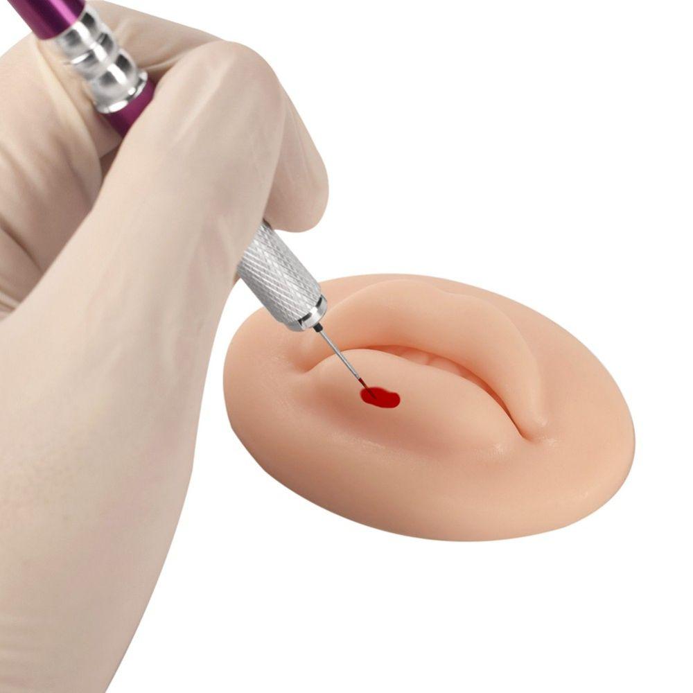 Tattoo Skin Color 3D Lips Permanent Makeup Skin Mannequin Training Accessories Tattoo Practice Lips