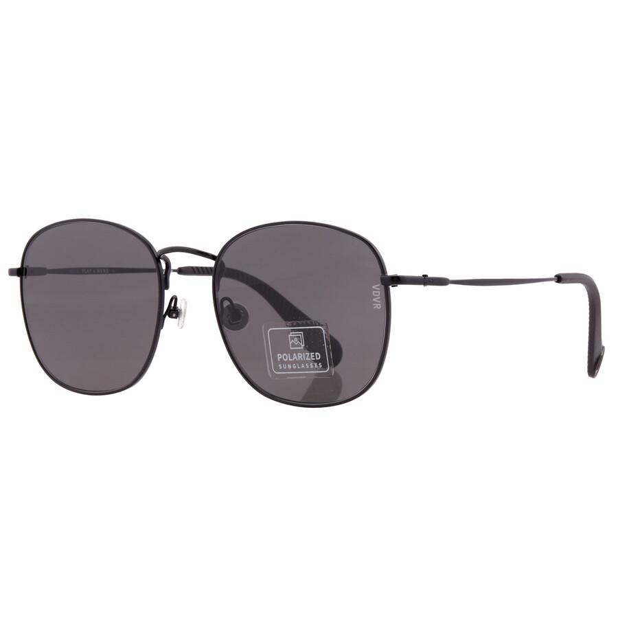 Vedi Vero Dark Grey Square Unisex Sunglasses Vrcm04 Blkp 57