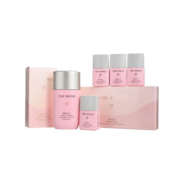 THE WHOO - Gongjinhyang Hydrating Sunscreen Fluid Special Set 5 pcs