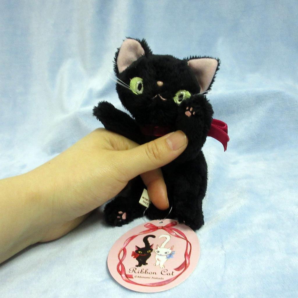 Ribbon Cat Ribbon Cat Mascot Black Cat