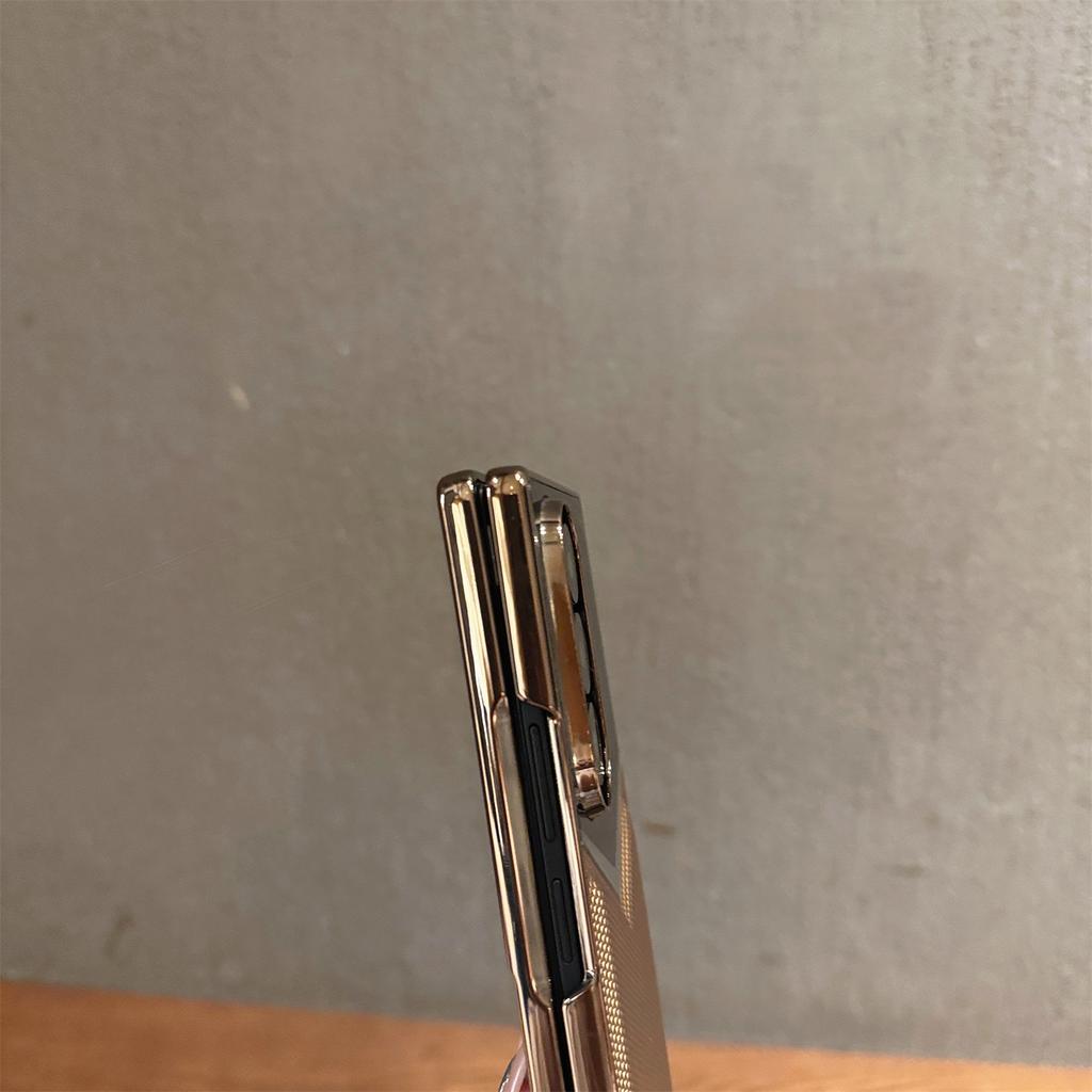 For Samsung Galaxy Z Fold7 5G Case Genuine Cow Leather+PC Contrast Design Phone Cover with Screen Protector