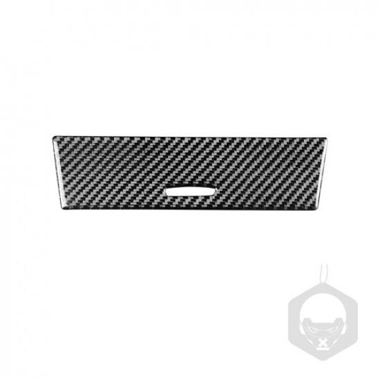 Carbon Fiber Interior Central Storage Box Cover Trim For BMW 6 Series E63 E64